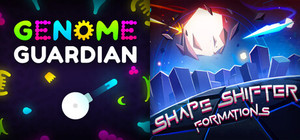 Bullet Hell Roguelike Shooters: 🔬 Genome Guardian × Shape Shifter: Formations 💠 banner