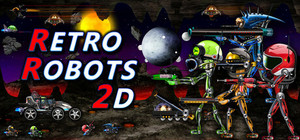 RETRO ROBOTS 2D banner