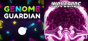 Neon Bullet Hell Shooters: 🧬 Genome Guardian × WAVECADE 👾 banner