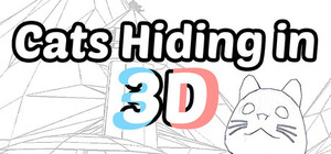 Cats Hiding in 3D banner