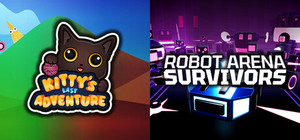 😻 Kitty's Last Adventure × Robot Arena Survivors 🤖 banner
