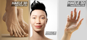 HAELE 3D - Lite Complete - Anatomy Drawing References for Artists banner
