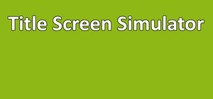 Title Screen Simulator banner