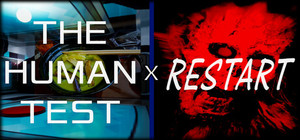 The Human Test / Restart banner