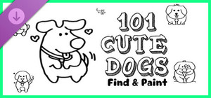 101 Cute Dogs: Find & Paint - Artbook banner