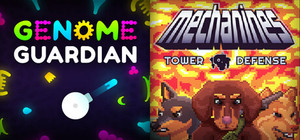 Defense Roguelikes: 🧬 Genome Guardian × Mechanines Tower Defense 🐶 banner