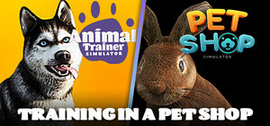 TRAINING IN THE PET SHOP banner