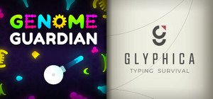 Turret Roguelites: 🧬 Genome Guardian × Glyphica: Typing Survival ⌨ banner