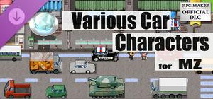 RPG Maker MZ - Various cars Characters set banner