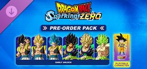 DRAGON BALL: Sparking! ZERO Pre-Order Pack banner