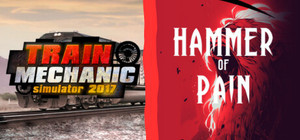 Hammer Of Pain and Train Mechanic Simulator 2017 banner