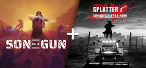 Son Of A Gun + Splatter - The Zombiecalypse Now banner