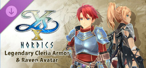 Ys X: Nordics - Legendary Cleria Armor & Raven Avatar banner