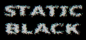 Static Black banner