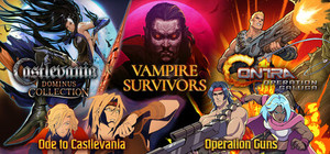 Castlevania x Vampire Survivors x Contra Bundle banner
