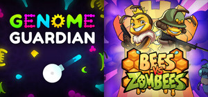 🧬 Genome Guardian × Bees vs Zombees 🐝: Defense Roguelikes banner