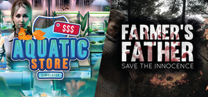 Father in Aquatic Store banner