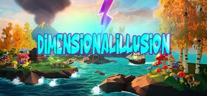 Dimensional illusion banner