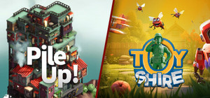 Pile Up & Toy Shire banner