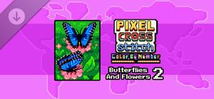 Pixel Cross Stitch - Flowers and Butterflies Pack 2 banner