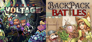 Backpack Battles + Rogue Voltage banner