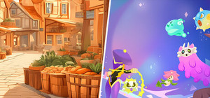 Old Market Simulator & NEODUEL: Backpack Monsters banner