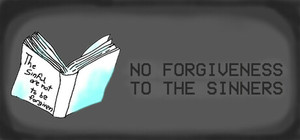 No forgiveness to the sinners banner