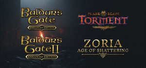 Zoria: AOS x Baldur's Gate x Planescape: Torment banner