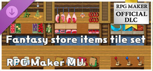 RPG Maker MV - Fantasy store items tile set banner