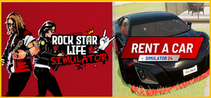 Rock Star & Rent A Car Simulator banner