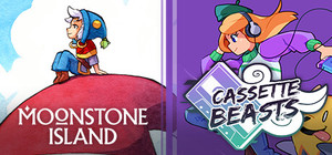 Cassette Beasts + Moonstone Island banner