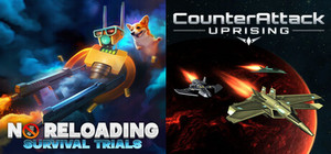 Survivor Shooters: 🤖 NO RELOADING: Survival Trials × CounterAttack: Uprising 🚀 banner