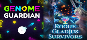 🧬 Genome Guardian × Rogue Gladius Survivors 🏆: Survival Roguelikes banner