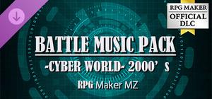 RPG Maker MZ - BATTLE MUSIC PACK -CYBER WORLD- 2000s banner