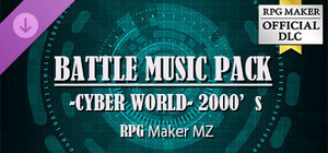 RPG Maker MZ - BATTLE MUSIC PACK -CYBER WORLD- 2000s banner