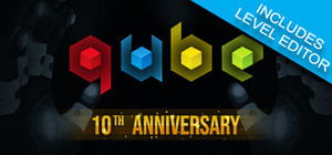 Q.U.B.E. 10th Anniversary banner