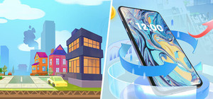 Mad Smartphone Tycoon & Cardboard Town banner