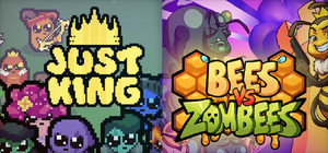 Bees vs Zombees + Just King banner
