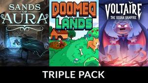 Sands of Aura, Doomed Lands & Voltaire Triple Pack banner