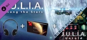 J.U.L.I.A.: Among the Stars - Soundtrack, Hintbook, Untold banner