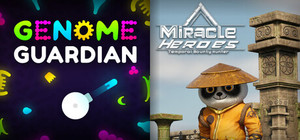 🧬 Genome Guardian × Miracle Heroes: Temporal Bounty Hunter 🐼: Survival Roguelikes banner