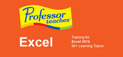 Professor Teaches® Excel 2016