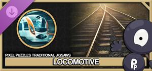 Pixel Puzzles Traditional Jigsaws Pack: Locomotive banner