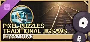 Pixel Puzzles Traditional Jigsaws Pack: Locomotive banner