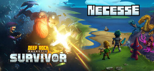 Necesse + Deep Rock Galactic: Survivor banner