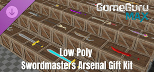 GameGuru MAX Low Poly Gift Kit - Swordmasters Arsenal banner