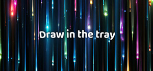 Draw in the tray banner