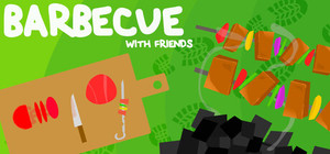 Barbecue with friends banner