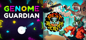 🧬 Genome Guardian × Pest Apocalypse 🍕: Bullet Hell Roguelikes banner