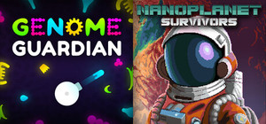 🧬 Genome Guardian × Nanoplanet Survivors 👨‍🚀: Survival Roguelike Shooters banner